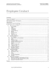 Free Download PDF Books, Employee Conduct Policy Template