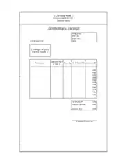 Free Download PDF Books, Commercial Invoice Free Template