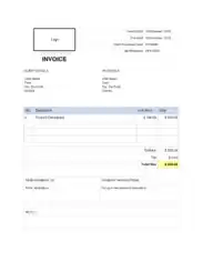 Free Download PDF Books, Sample Commercial Invoice Free Template