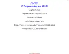Free Download PDF Books, C Programming And Unix, Pdf Free Download