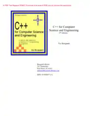 Free Download PDF Books, C++ For Computer Scienceand Engineering 4 Edition Book, Pdf Free Download