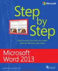 Free Download PDF Books, Microsoft Word 2013 Step By Step