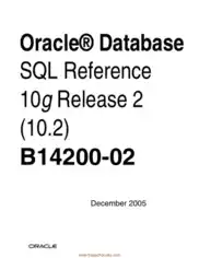 Free Download PDF Books, Oracle Database SQL Reference 10g Release 2