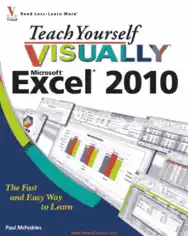 Free Download PDF Books, Teach Yourself Visually Microsoft Excel 2010