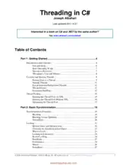 Free Download PDF Books, Threading In C#