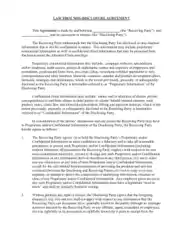 Free Download PDF Books, Law Firm Employment Confidentiality Agreement Template