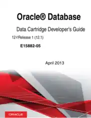 Free Download PDF Books, Oracle Database Data Cartridge Developer Guide