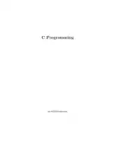 Free Download PDF Books, C Programming