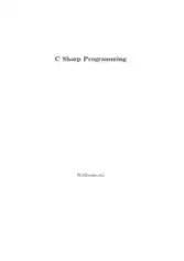 Free Download PDF Books, C# Programming, Pdf Free Download