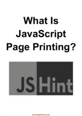 Free Download PDF Books, What Is JavaScript Page Printing