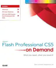 Free Download PDF Books, Adobe Flash Professional CS5 on Demand, Pdf Free Download