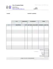 Free Download PDF Books, Rental Billing Statement With Instructions Template