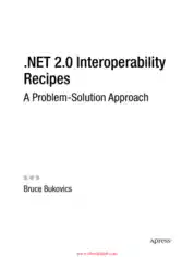 Free Download PDF Books, NET 2.0 Interoperability Recipes