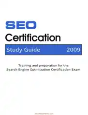 Free Download PDF Books, Seo Certification Study Guide