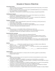 Free Download PDF Books, Administrative Assistant Resume Objective Sample Template