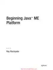 Free Download PDF Books, Beginning Java ME Platform –, Free Ebooks Online