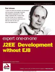 Free Download PDF Books, Expert One on One J2EE Development without EJB – PDF Books