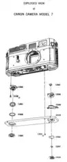 Free Download PDF Books, CANON Digital Camera MODEL 7 Repair Manual