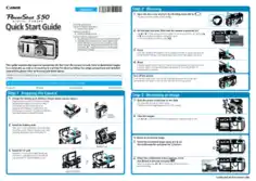 Free Download PDF Books, CANON Digital Camera PowerShot S50 Quick Start Guide