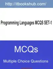 Free Download PDF Books, Programming Languages MCQs Set