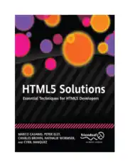 Free Download PDF Books, HTML5 Solutions Essential Techniques for HTML5 Developers