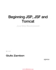 Free Download PDF Books, Beginning JSP JSF and Tomcat 2nd Edition – Free Pdf Book