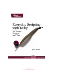 Free Download PDF Books, Everyday Scripting with Ruby – Free Pdf Book
