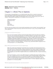 Free Download PDF Books, Optimizing Oracle Performance – FreePdfBook
