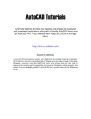Free Download PDF Books, AutoCAD Tutorials