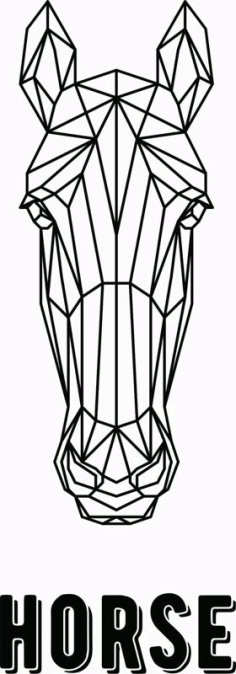 Horse Animal Head Vector File, Free Vectors File