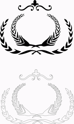Logo Emblem Flower Free Vector, Free Vectors File