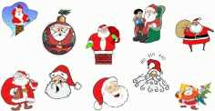 Free Santa Cdr Vector, Free Vectors File
