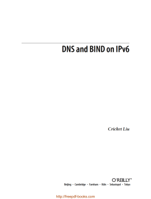 DNS and BIND on IPv6 &#8211; Networking Book