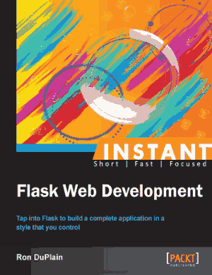 Free Download PDF Books, Instant Flask Web Development