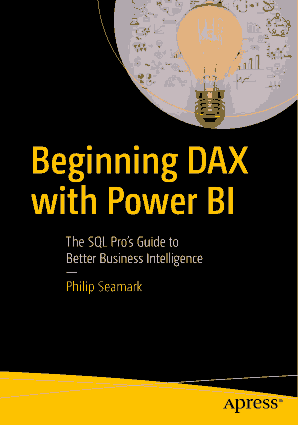 Beginning Dax With Power Bi Book 2018 Year