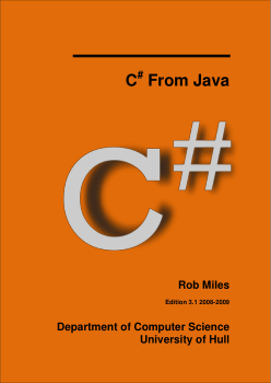 Free Download PDF Books, C-sharp From Java