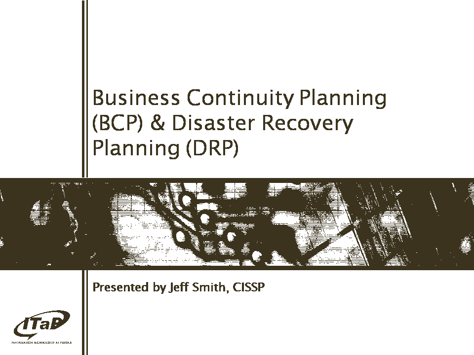 Free Download PDF Books, Business Planning and Disaster RecoveryPowerpoint Presentation Template PPT