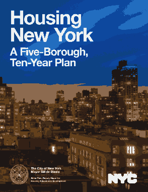 Free Download PDF Books, Housing New York A Five Borough Ten Year Plan