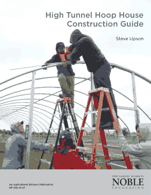 Free Download PDF Books, High Tunnel Hoop House Construction Guide