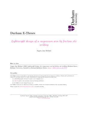 Free Download PDF Books, Lightweight Design Of A Suspension Armfriction Stir Welding
