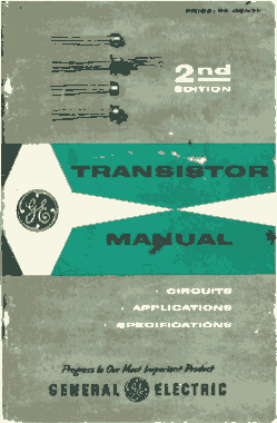 Free Download PDF Books, General Electric Transistor Manual 2nd Edition