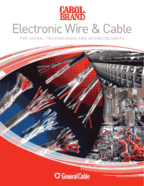 Free Download PDF Books, Electronic Wire and Cable for Signal Transmission and Sound Security