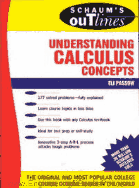 Free Download PDF Books, Theory and Problems of Understanding Calculus Concepts