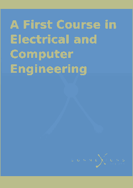 Free Download PDF Books, A First Course in Electrical and Computer Engineering
