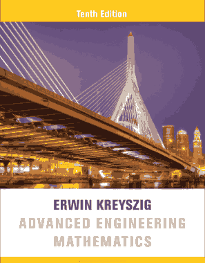 Free Download PDF Books, Advanced Engineering Mathematics10th Edition
