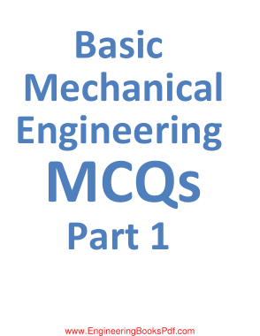 Free Download PDF Books, Basic Mechanical Engineering MCQs Part I