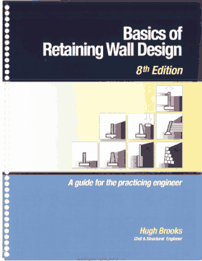 Free Download PDF Books, Basics of Retaining Wall Design 8th Edition A Guide for the Practicing Engineer
