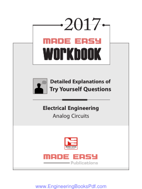Free Download PDF Books, Electrical Engineering Analog Circuits 2017