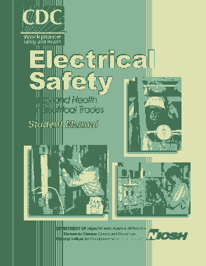 Free Download PDF Books, Electrical Safety Safety and Health for Electrical Trade Manual for Students