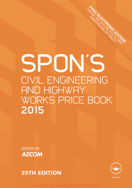Free Download PDF Books, Spons Civil Engineering and Highway Works Price Book 2015